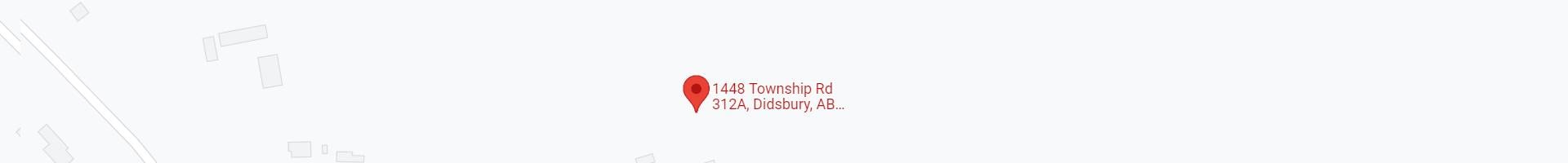Map showing For Trees location in Didsbury, AB